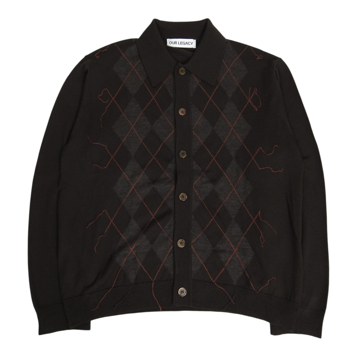 Our Legacy Argyle Evening Polo Size 48