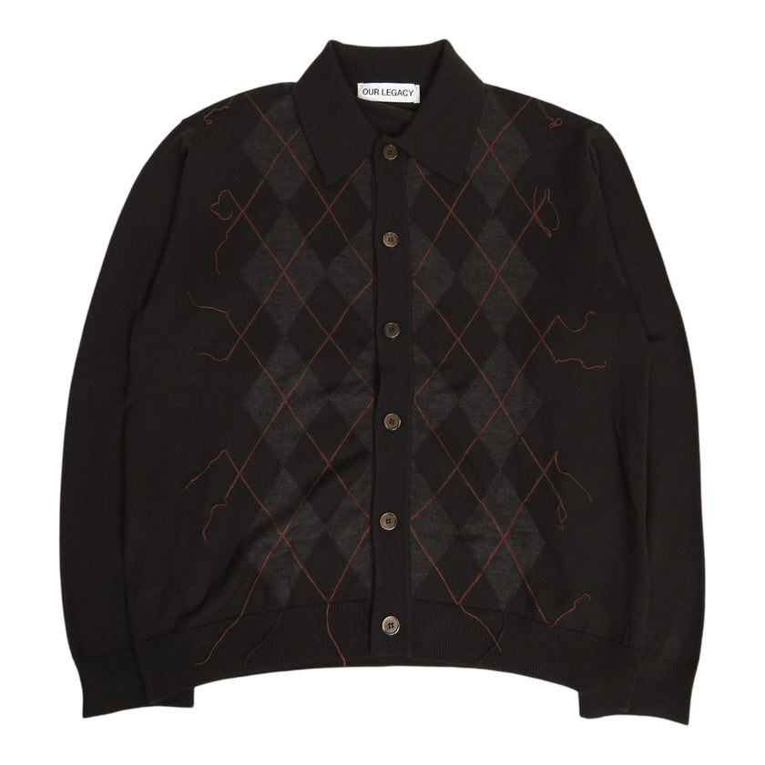 Our Legacy Argyle Evening Polo Size 48