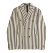 Messagerie Stripe Double Breasted Jacket Size 48