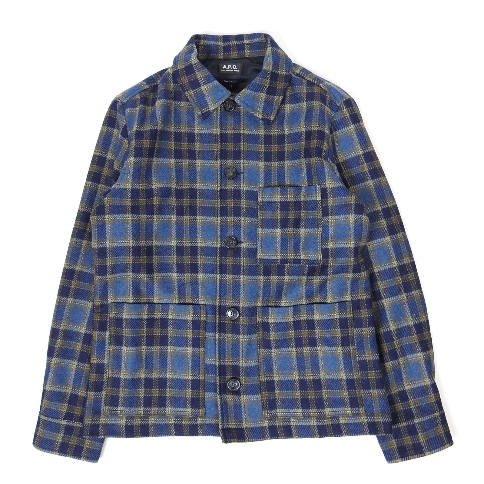 A.PC. Wool Overshirt Size Small
