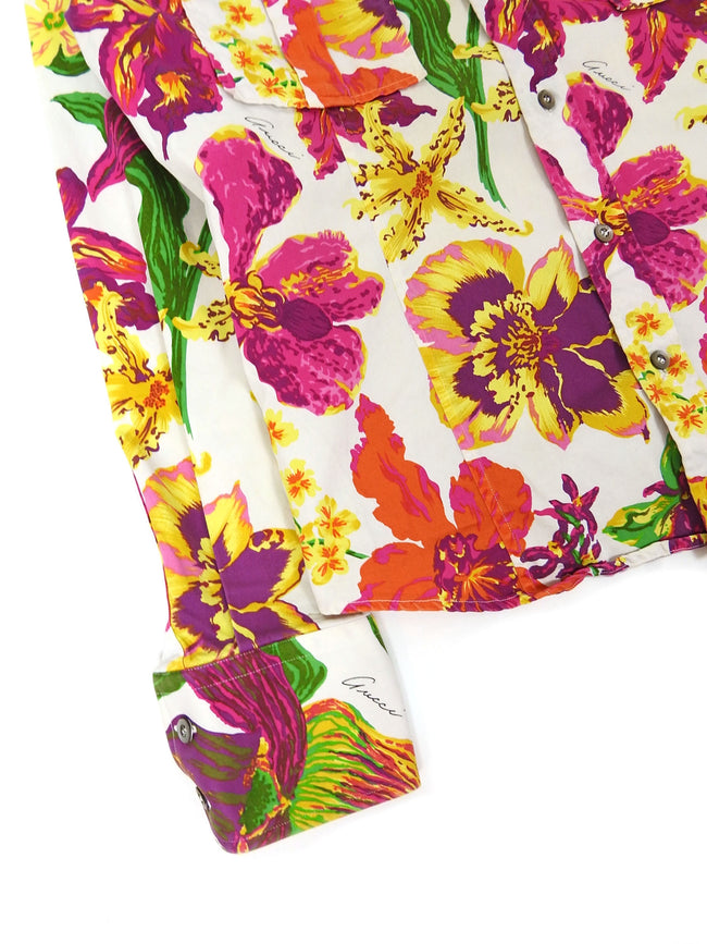 Gucci Floral Shirt Size 42