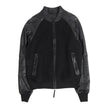 Emporio Armani Leather/Wool Bomber Size 48