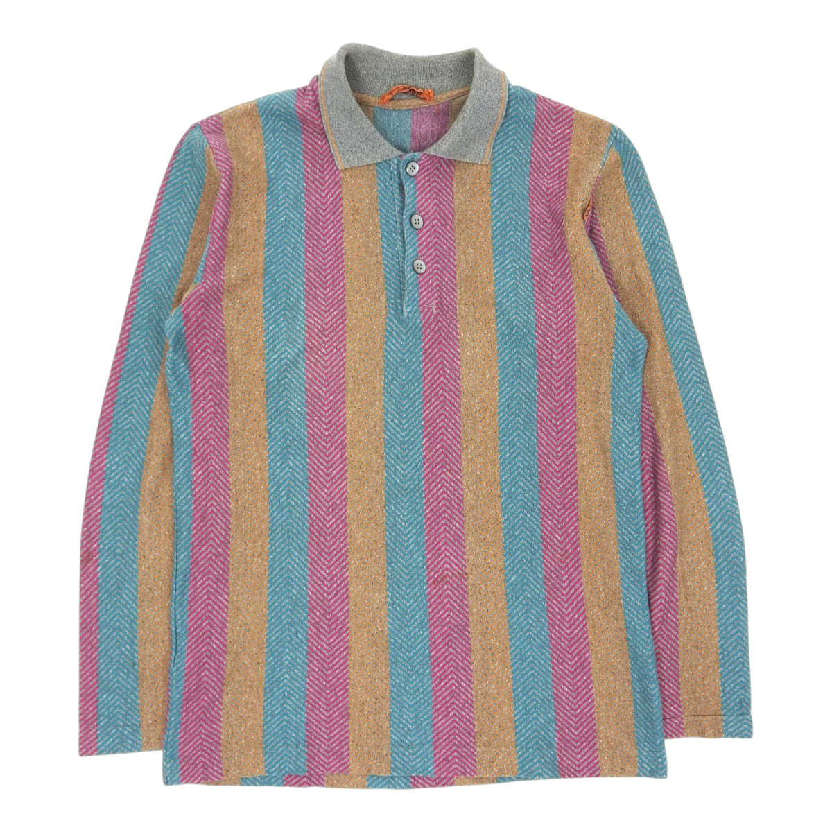 Missoni Sport Knit LS Polo Size Medium