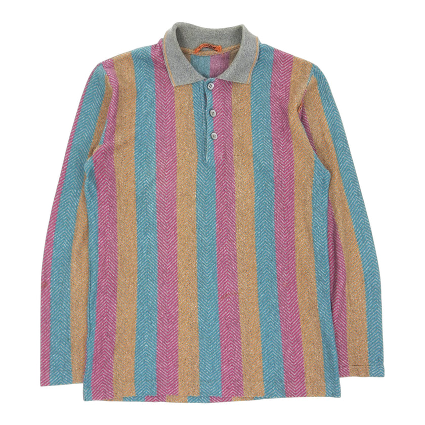 Missoni Sport Knit LS Polo Size Medium