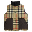 Burberry Nova Check Puffer Vest Size Large