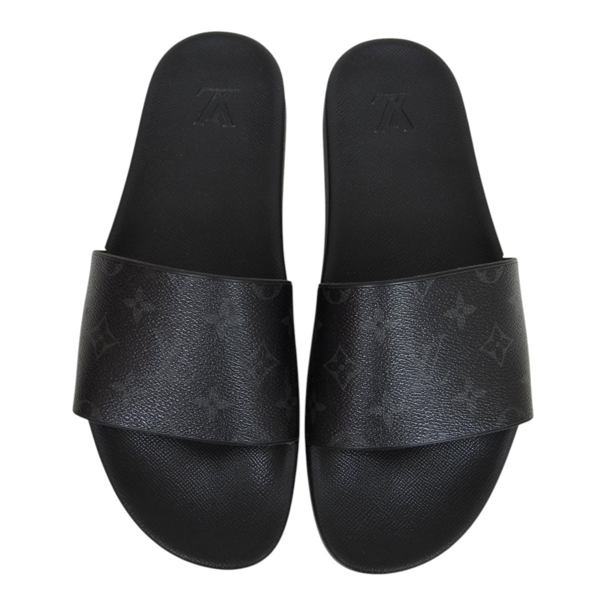 Louis Vuitton Monogram Pool Slides Size 11