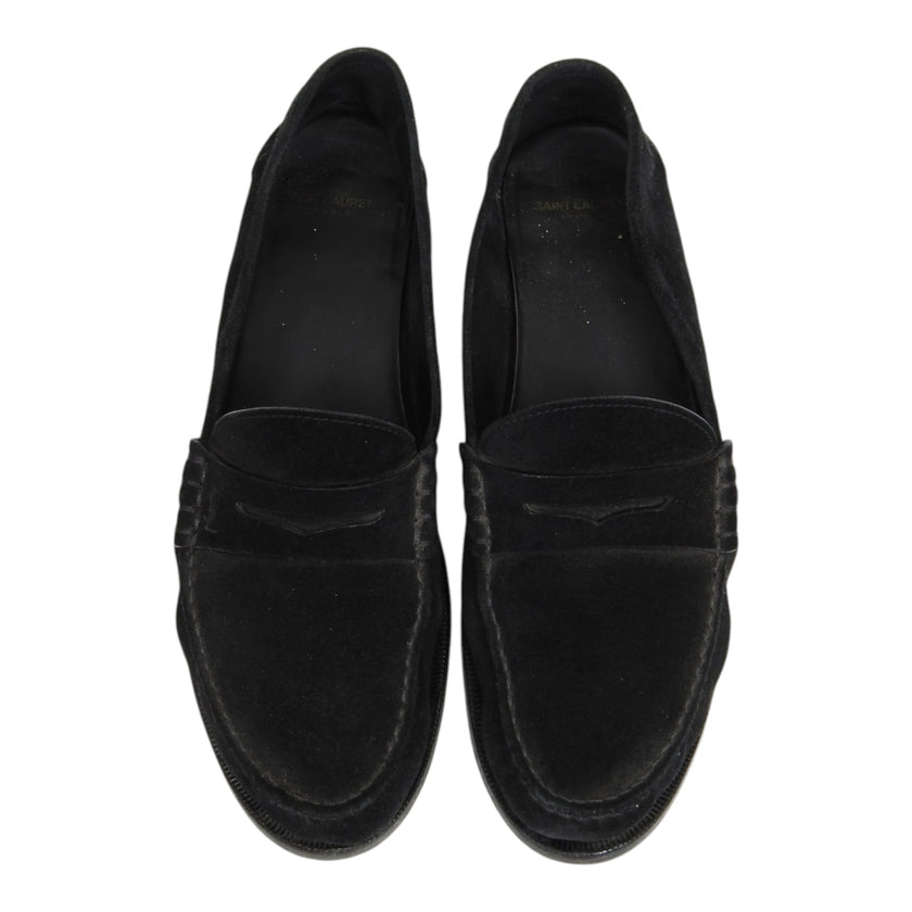 Saint Laurent Paris Suede Loafers Size 43