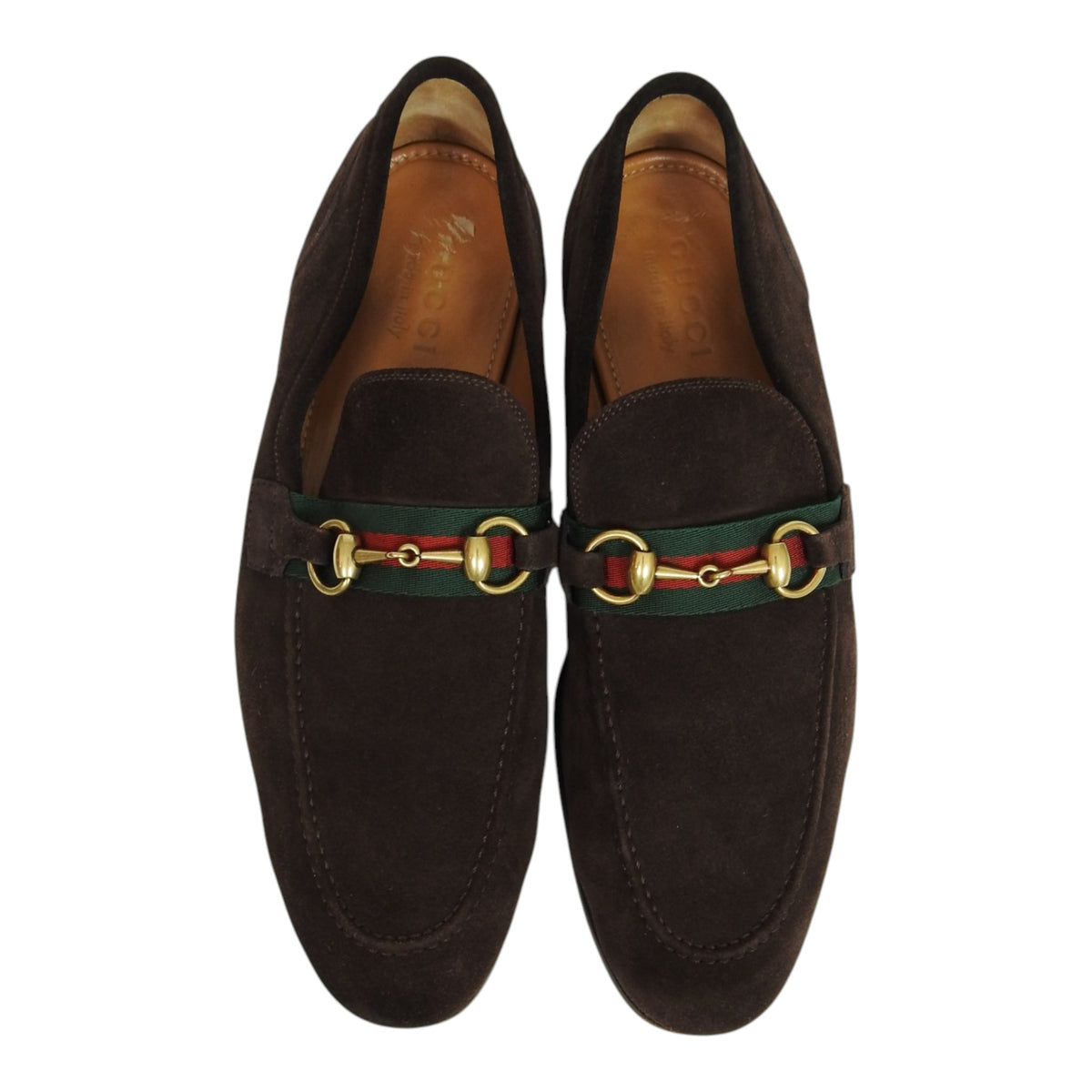 Gucci Suede Horsebit Loafers Size 9