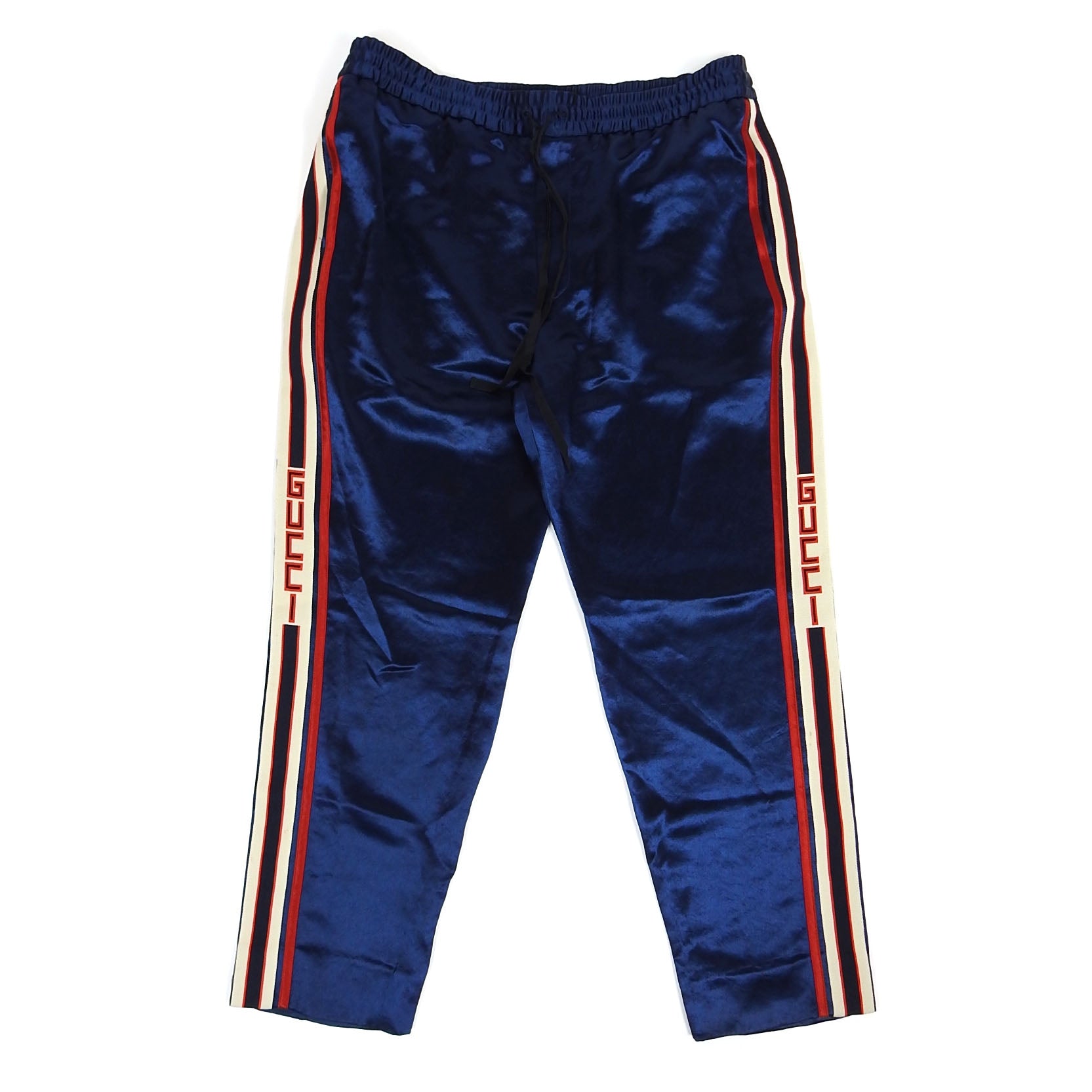 Gucci Satin Logo Sweatpants Size 50