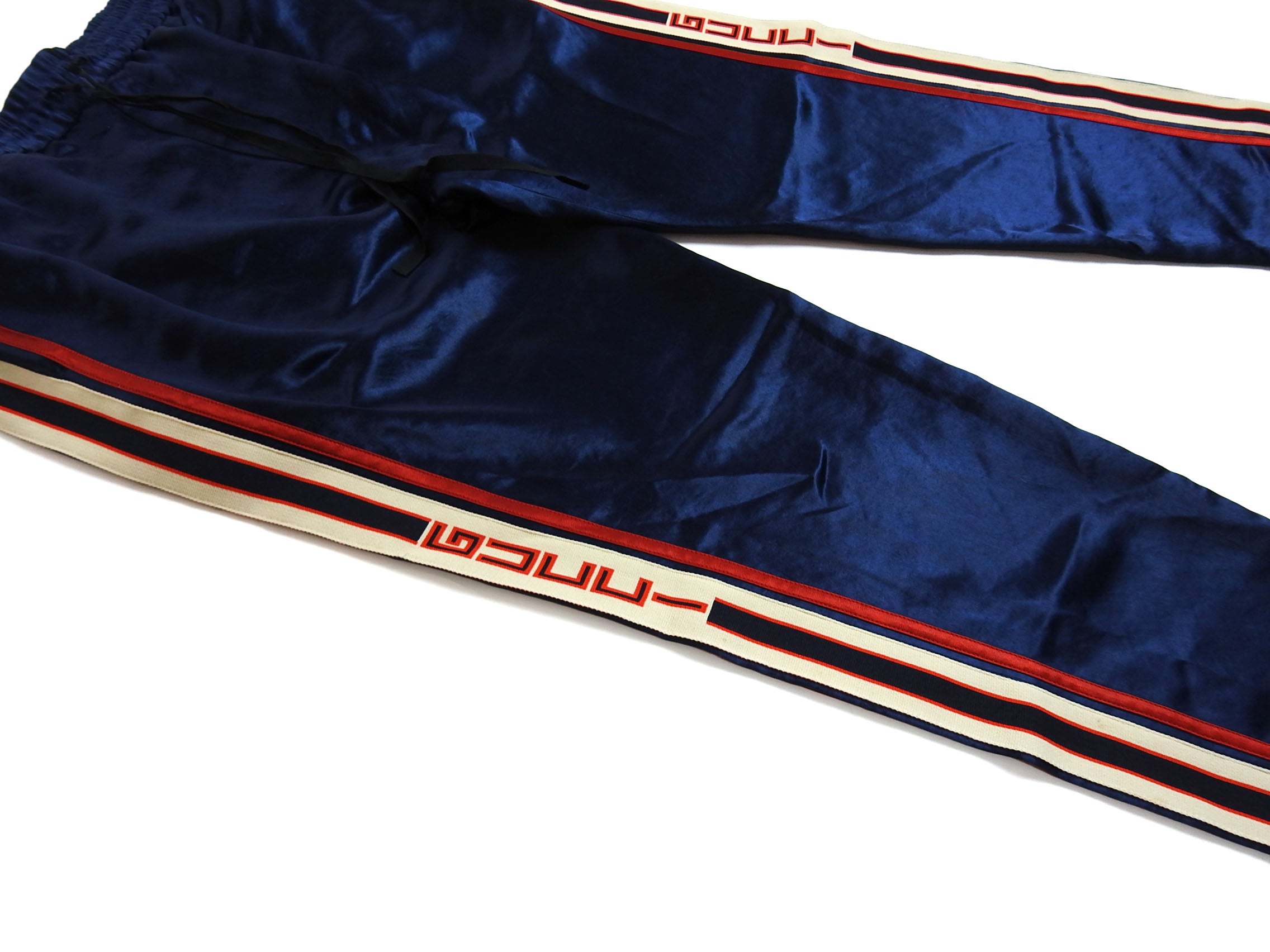 Gucci Satin Logo Sweatpants Size 50