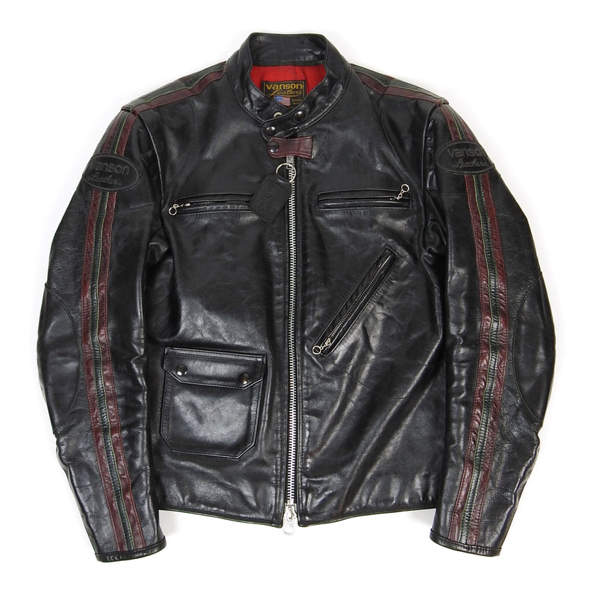 Vanson 4015 Classic Leather Jacket Size Medium
