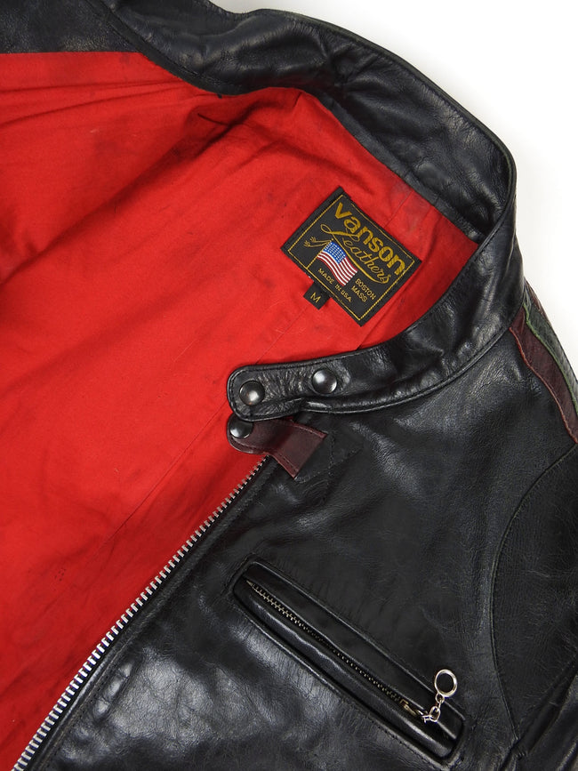 Vanson 4015 Classic Leather Jacket Size Medium