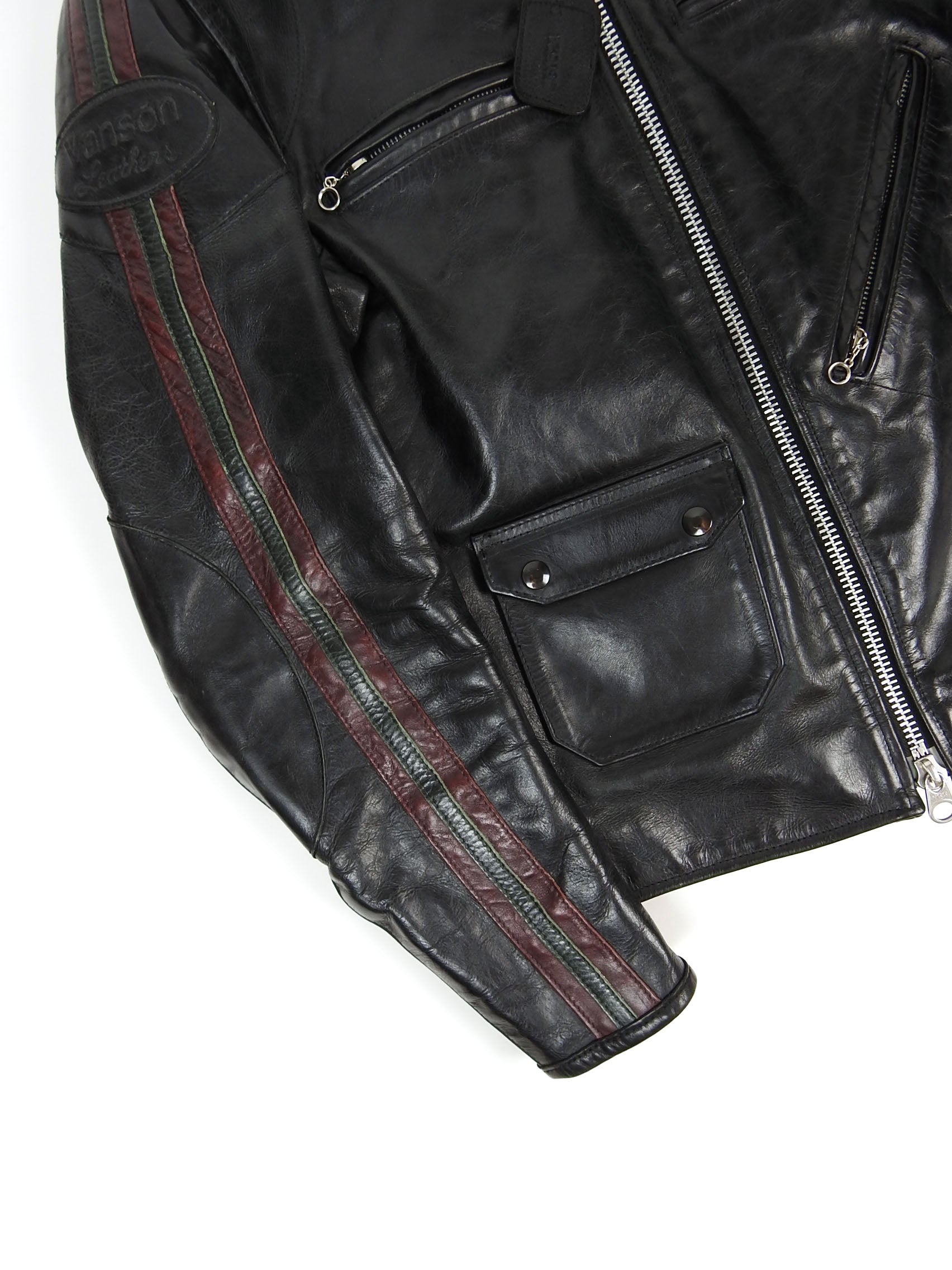Vanson 4015 Classic Leather Jacket Size Medium