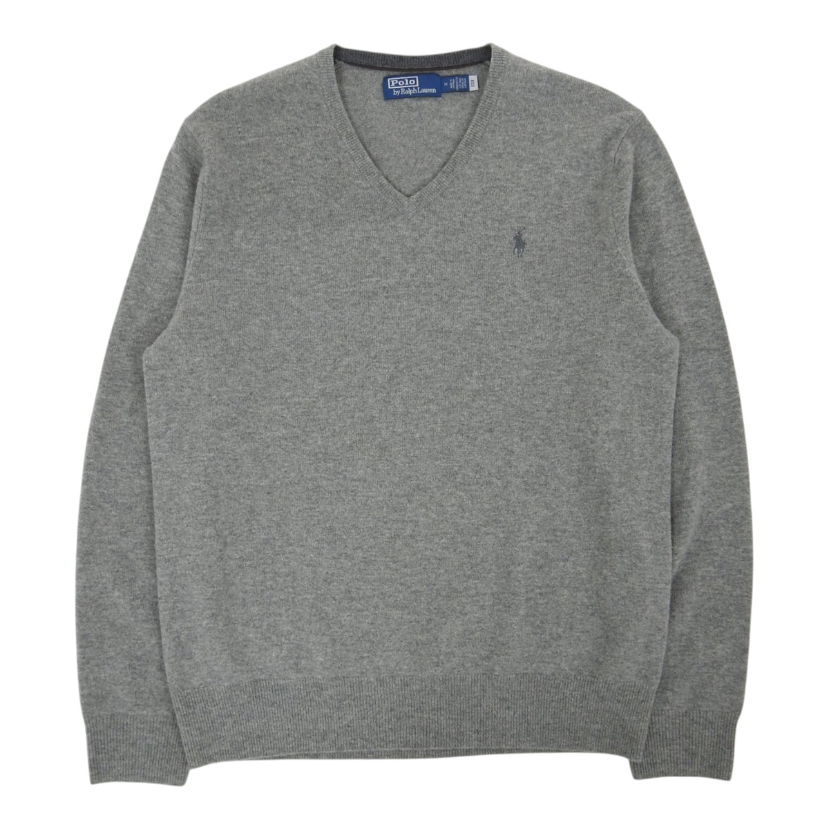 Polo Ralph Lauren grey V-neck Knit Size Medium