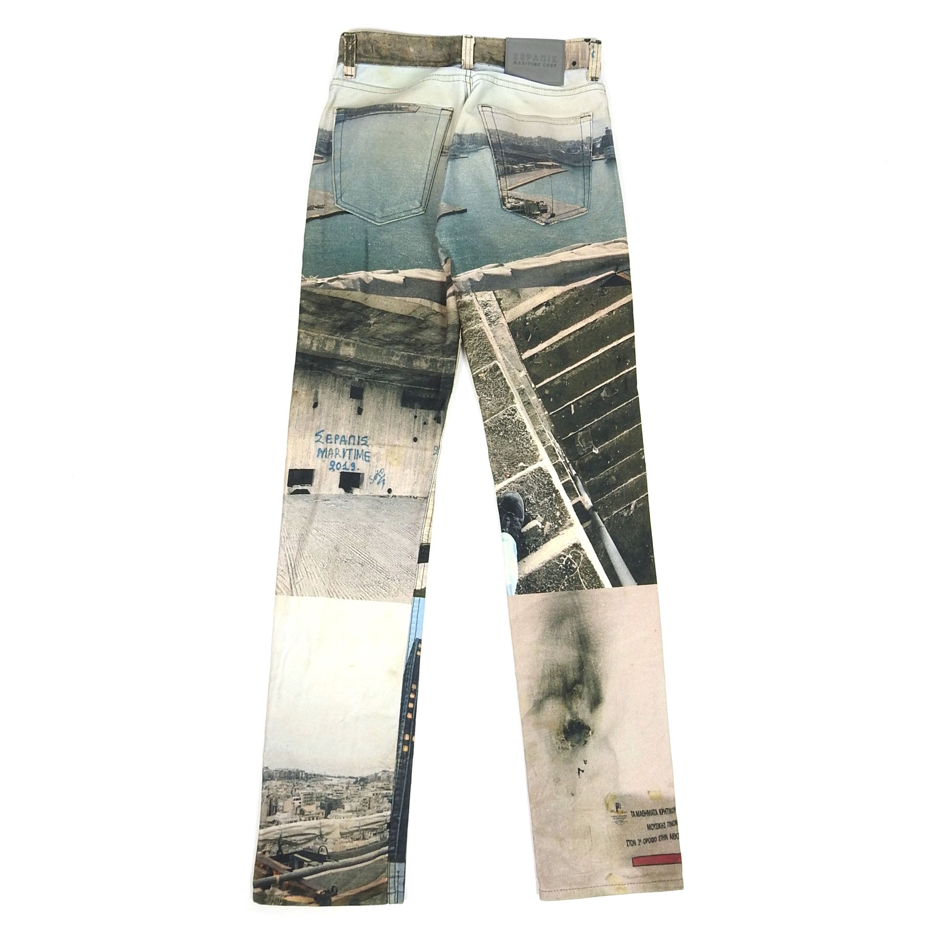 Maritime Corp Graphic Jeans Size Small