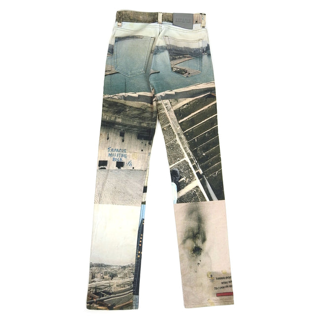 Maritime Corp Graphic Jeans Size Small