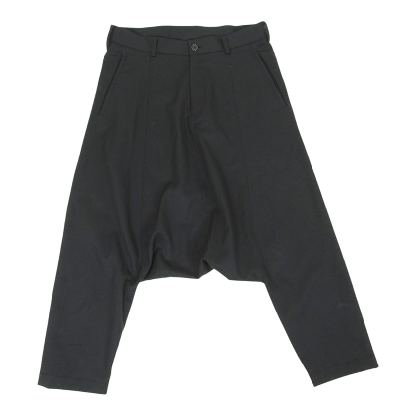 Comme Des Garcons BLACK '10 Drop Crotch Pants Size Small
