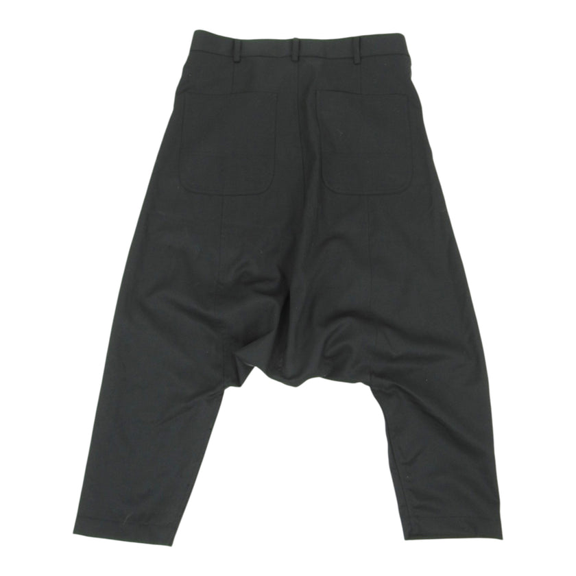 Comme Des Garcons BLACK '10 Drop Crotch Pants Size Small