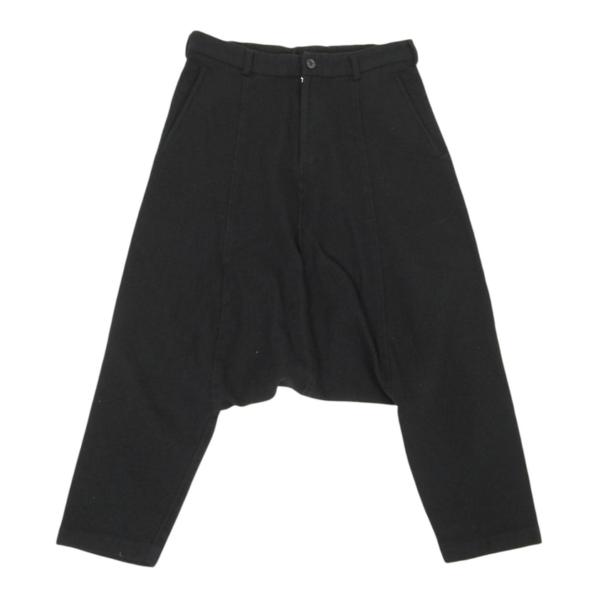 Comme Des Garcons BLACK '09 Drop Crotch Pants Size Small