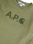 A.P.C. x Carhartt WIP Sweatshirt Size Large
