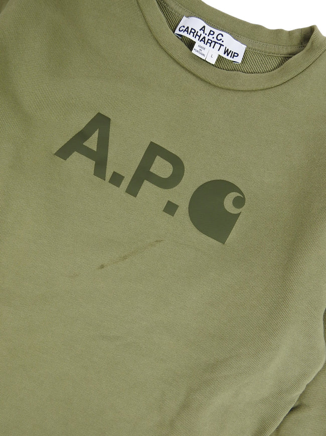 A.P.C. x Carhartt WIP Sweatshirt Size Large