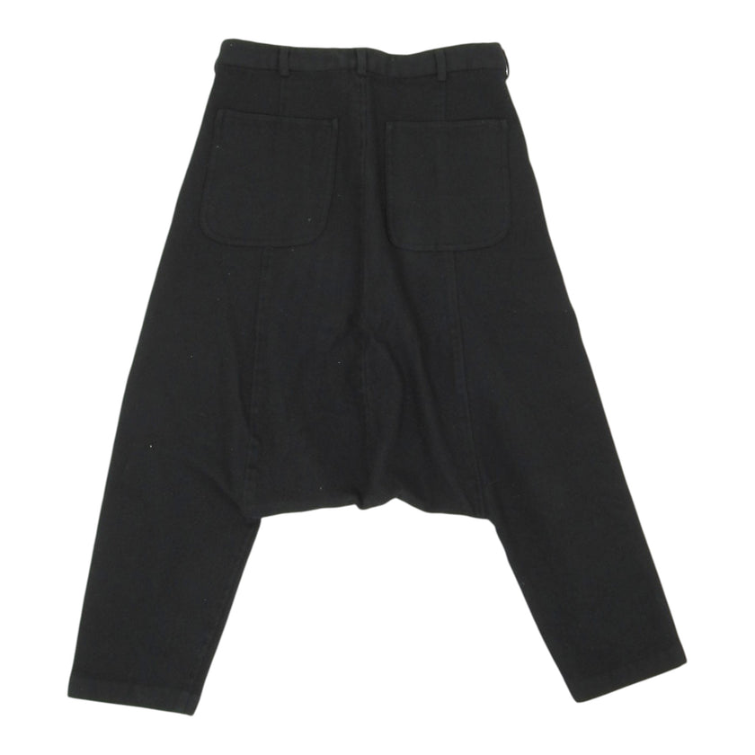 Comme Des Garcons BLACK '09 Drop Crotch Pants Size Small