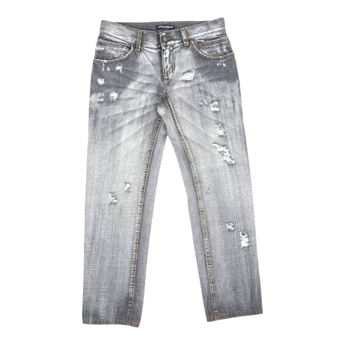 Dolce & Gabbana Distressed Denim Size 46