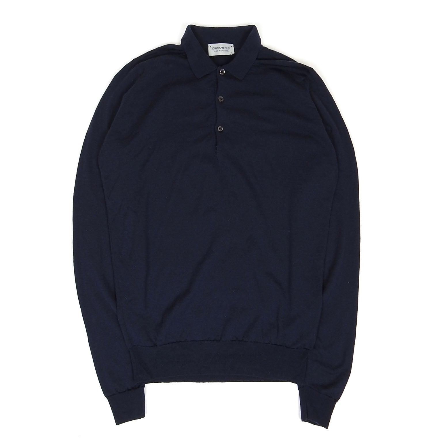 John Smedley Longsleeve Polo Size Medium