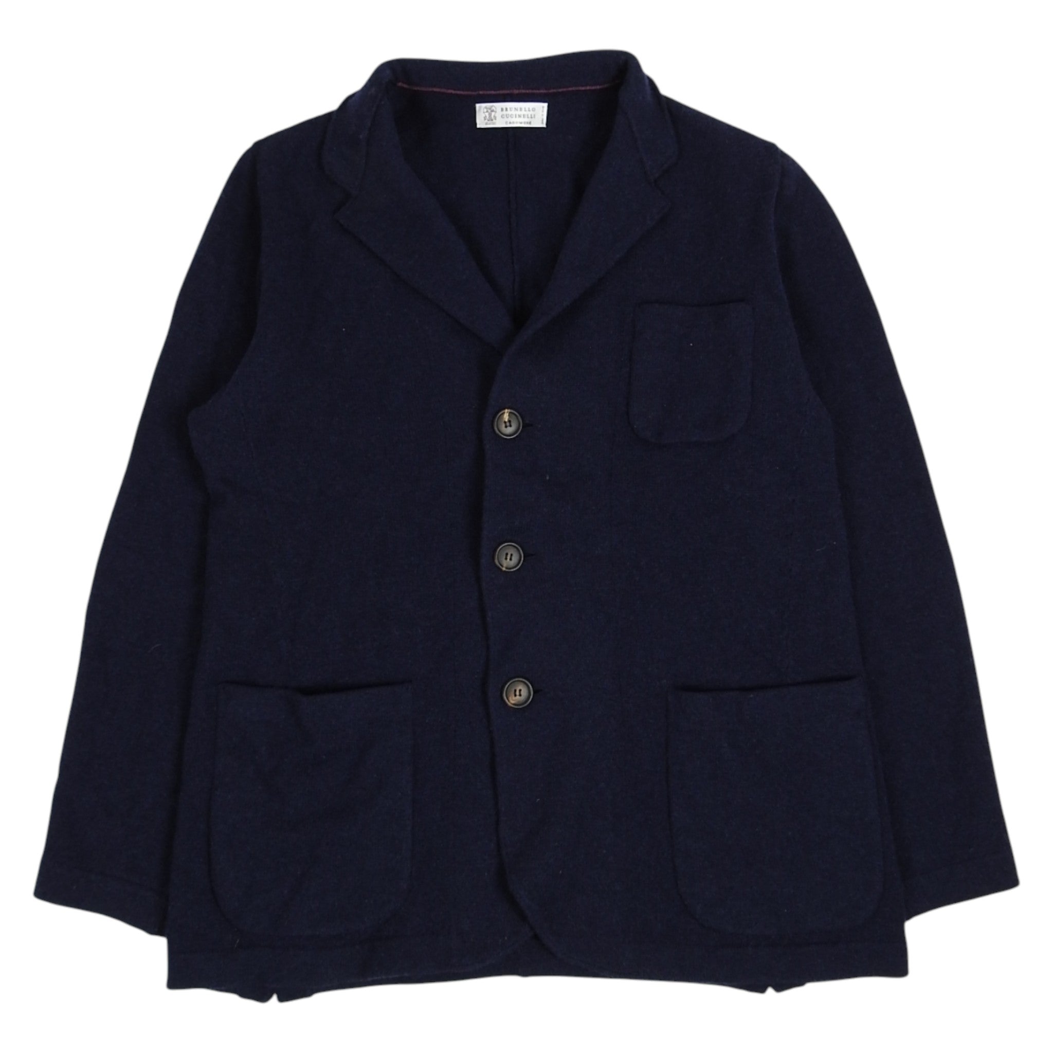 Brunello Cucinelli Cashmere Knit Blazer Size 56