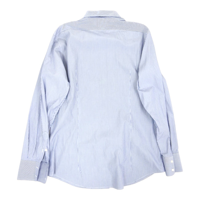 John Varvatos Striped Shirt Size 17.5