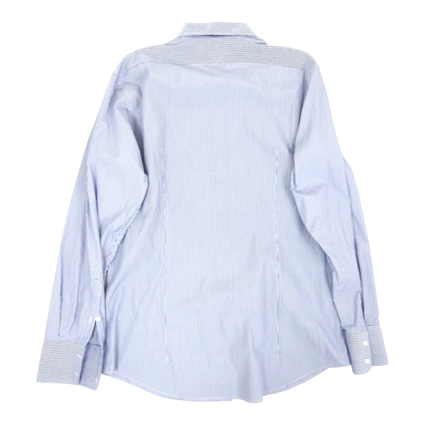 John Varvatos Striped Shirt Size 17.5