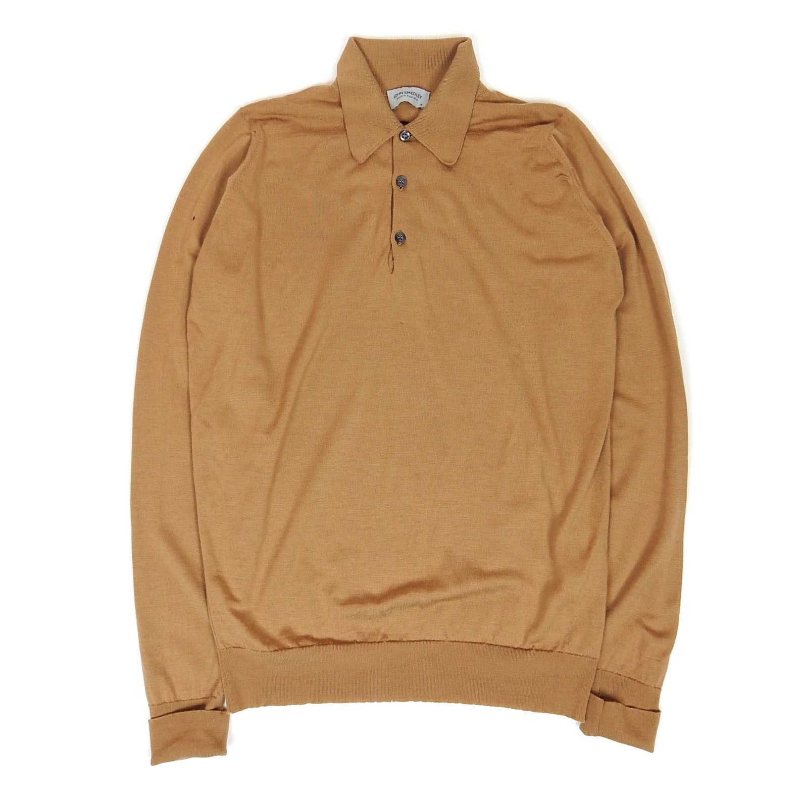 John Smedley Longsleeve Polo Size Medium