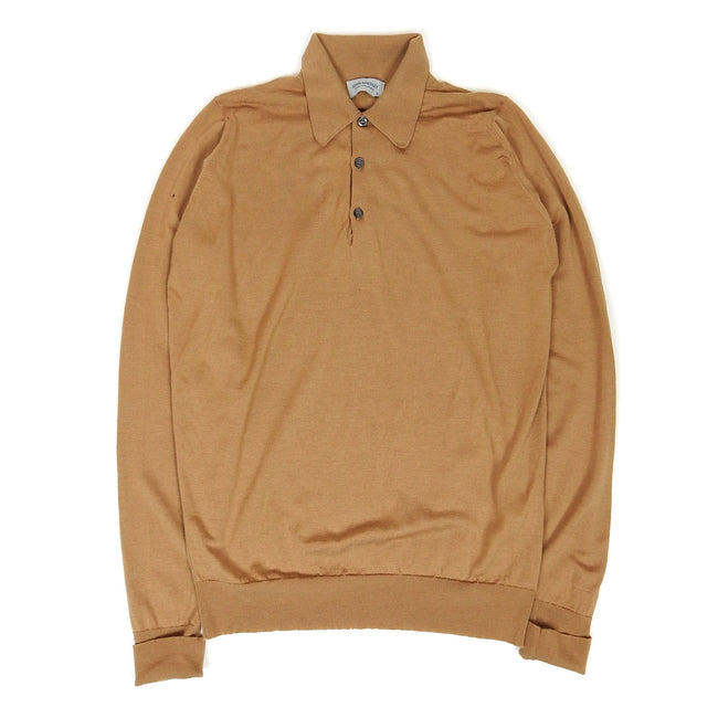John Smedley Longsleeve Polo Size Medium