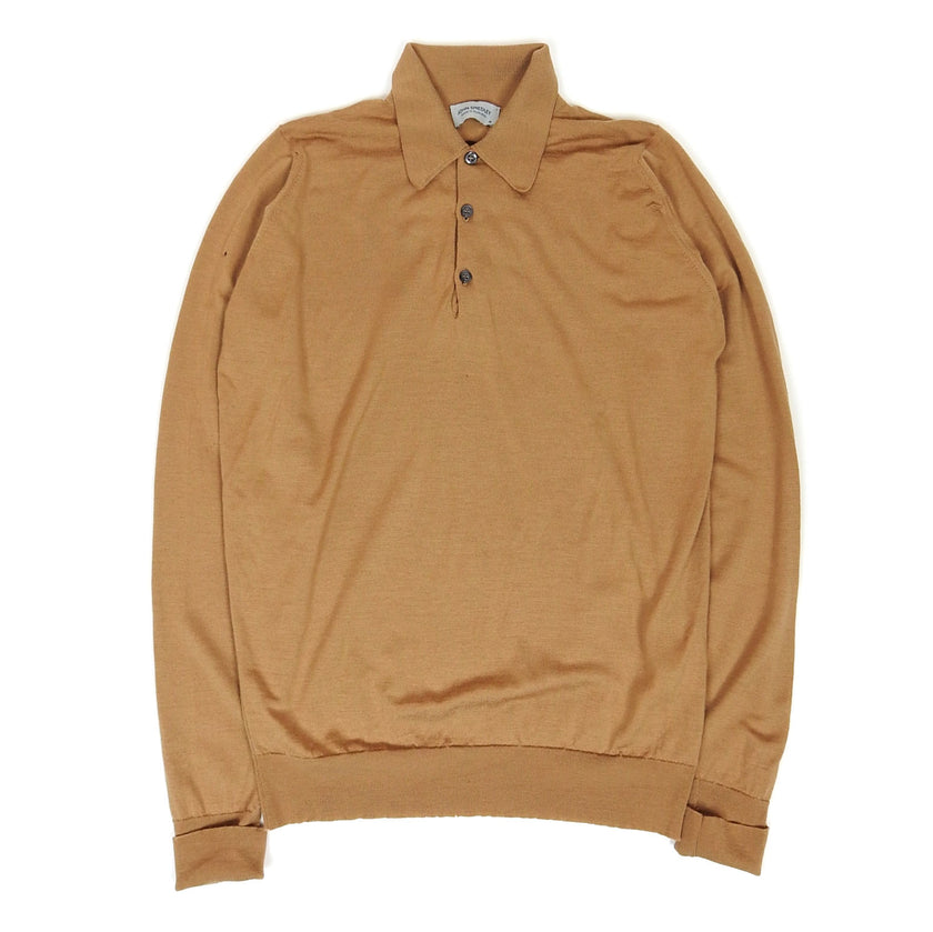 John Smedley Longsleeve Polo Size Medium
