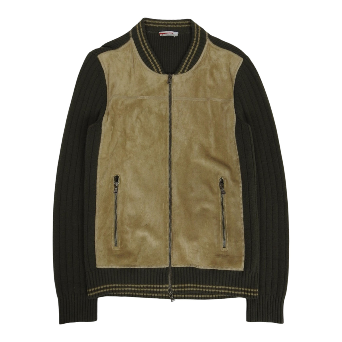 Prada Suede/Wool Bomber Size 48