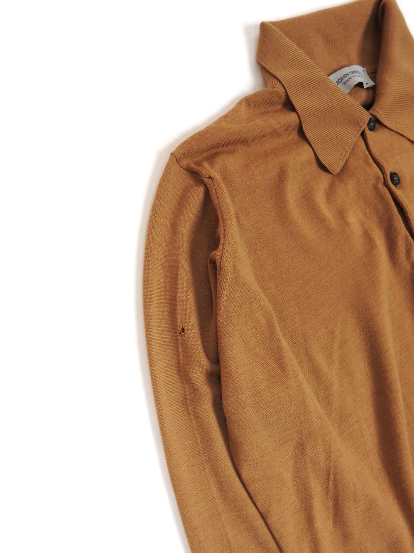 John Smedley Longsleeve Polo Size Medium