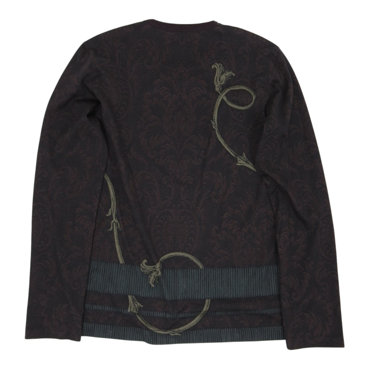 Dolce & Gabbana maroon Royal Crest Long Sleeve Size 44