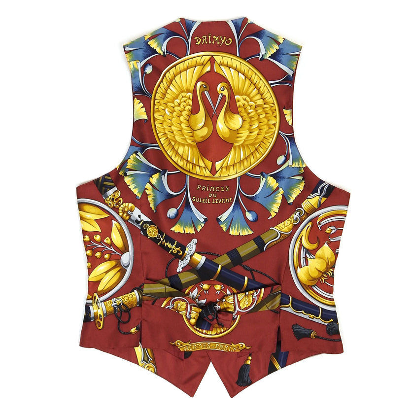 Hermes Silk Waistcoat Size 46