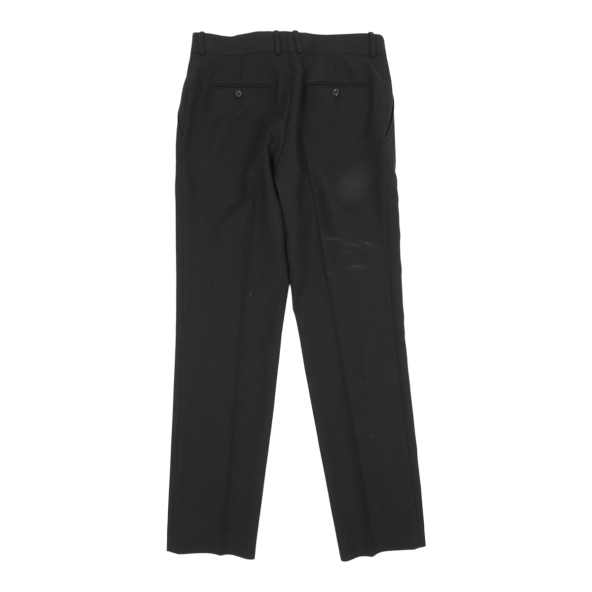 Alexander McQueen black Flat Front Trousers size 50