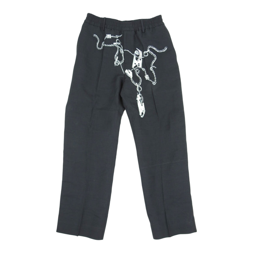 Burberry black Keychain Trousers size Medium
