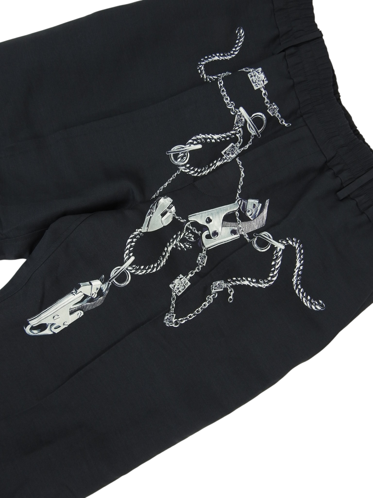 Burberry black Keychain Trousers size Medium