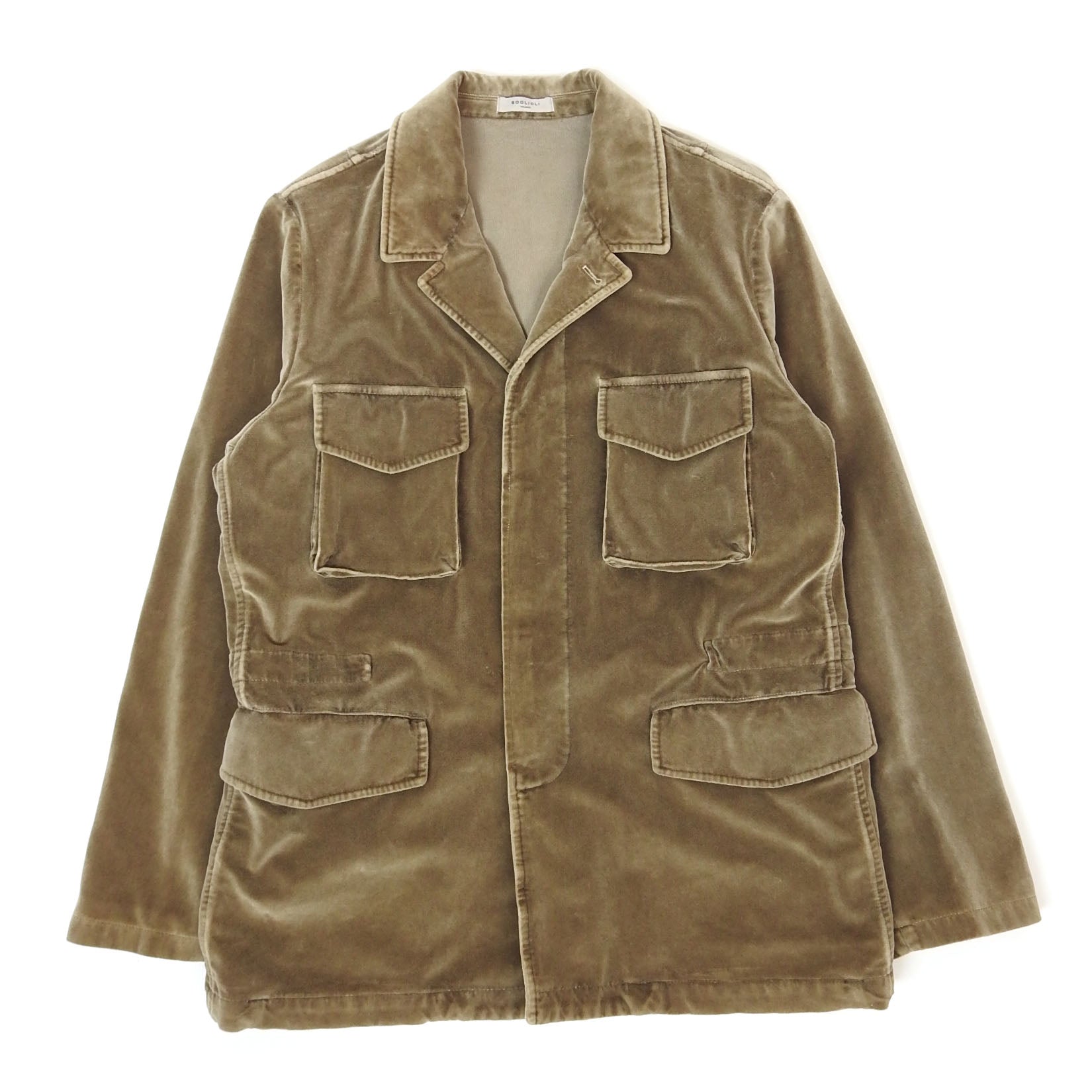 Boglioli Velour Field Jacket Size 48