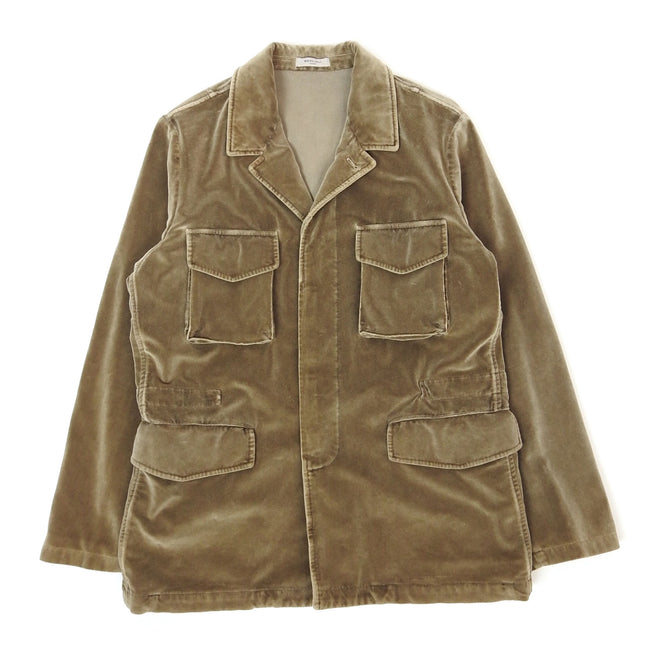 Boglioli Velour Field Jacket Size 48