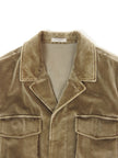 Boglioli Velour Field Jacket Size 48
