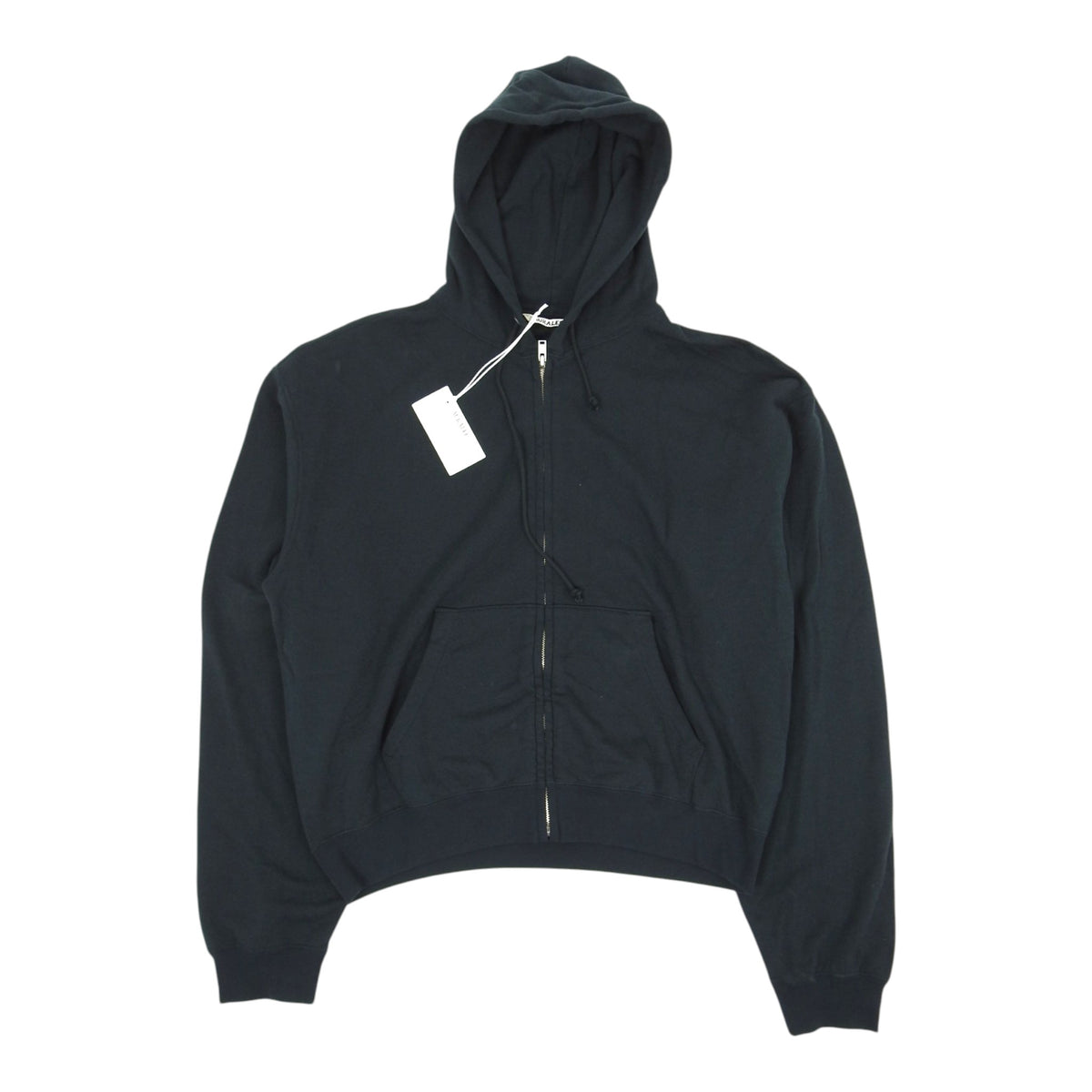 Auralee Cropped Zip Hoodie Size 5