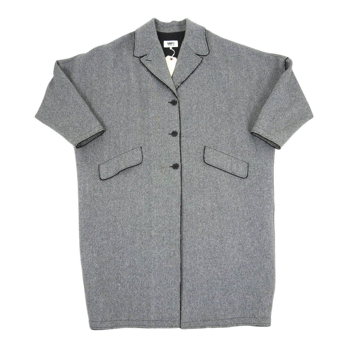 MM6 Margiela grey Oversized Wool Coat size 46