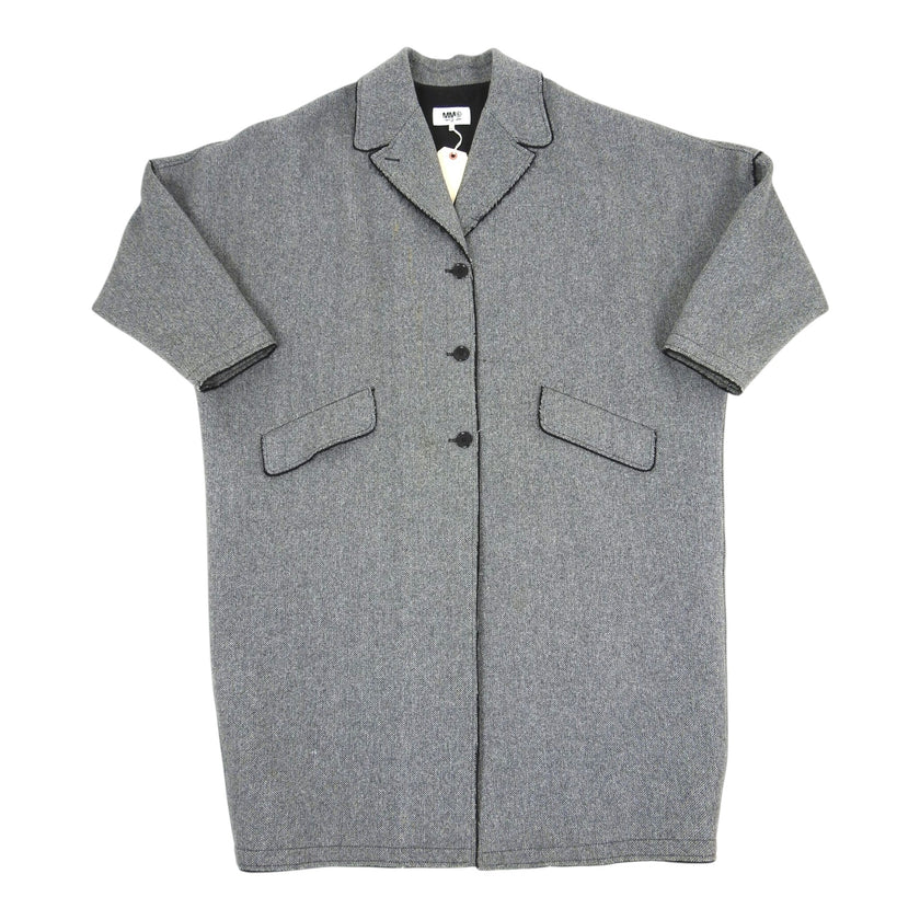 MM6 Margiela grey Oversized Wool Coat size 46