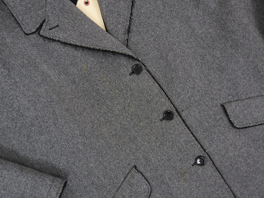 MM6 Margiela grey Oversized Wool Coat size 46