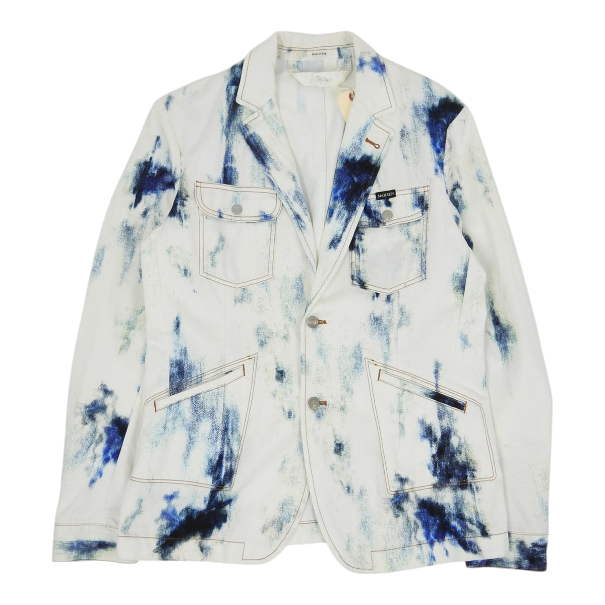 Alexander McQueen Denim Blazer Size 50