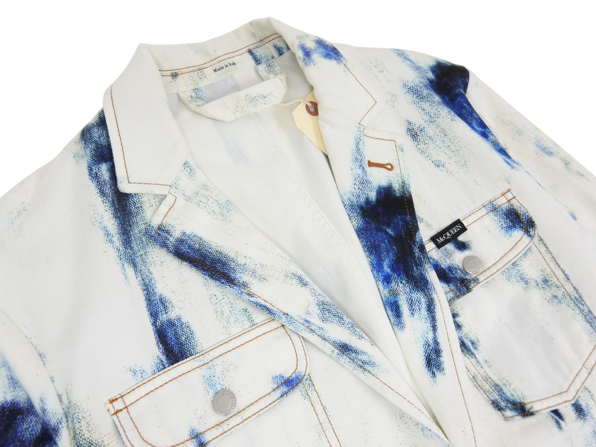 Alexander McQueen Denim Blazer Size 50